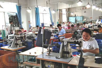 sewing production lines
