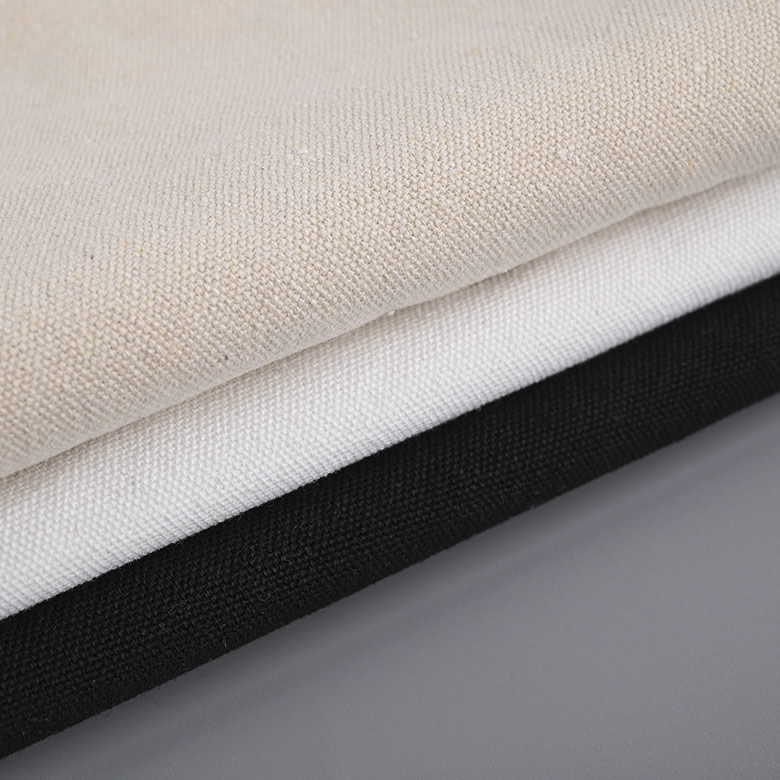 zoom by click Beige Cotton Canvas