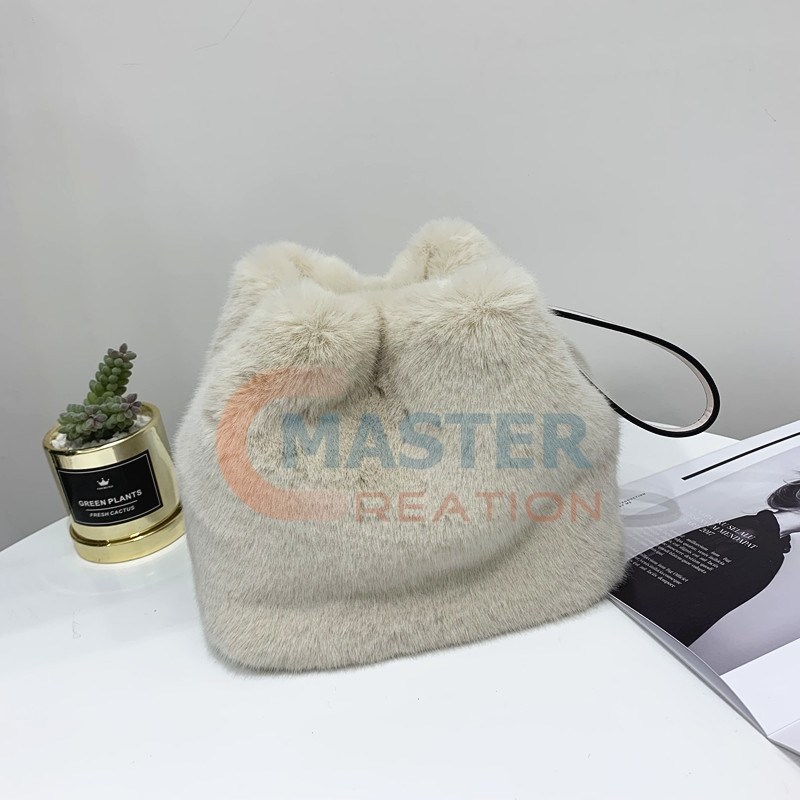 White Plush Bag