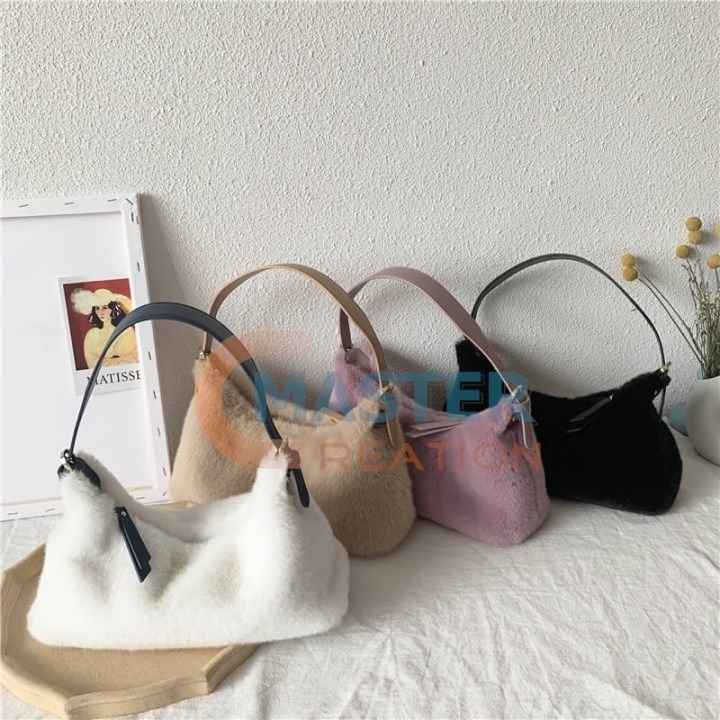 Fur Messenger Bag