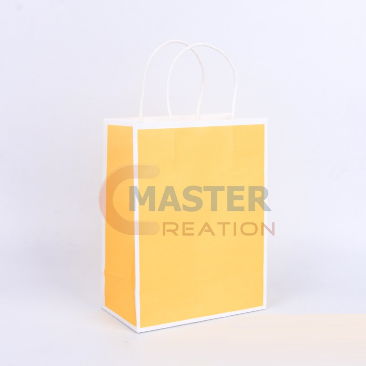 Orange Packing Paper Tote