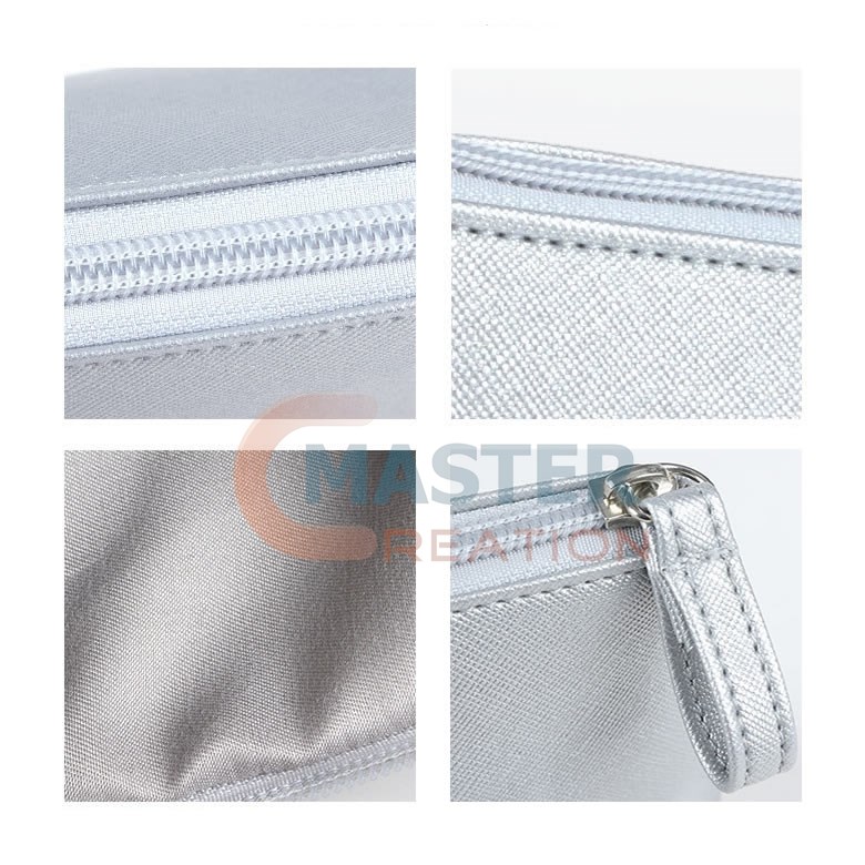 Silver Toiletry Bag