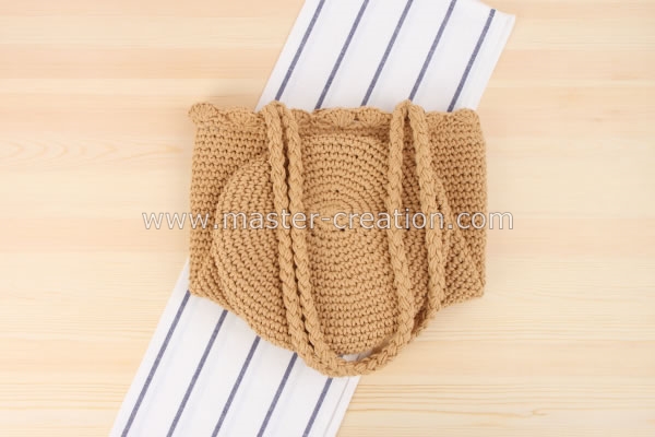 Gold Straw Bag