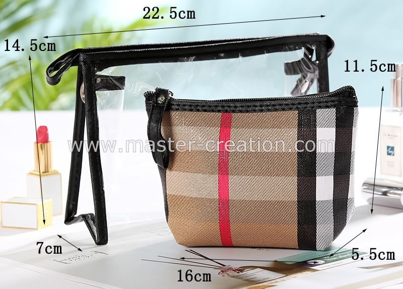 Clear Plaid Bag