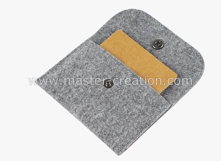 Gray Felt Bag