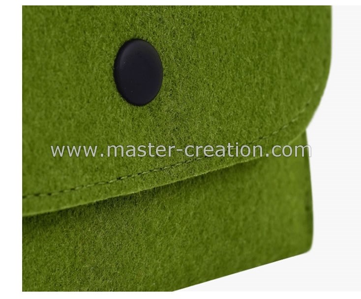 Green Felt Bag