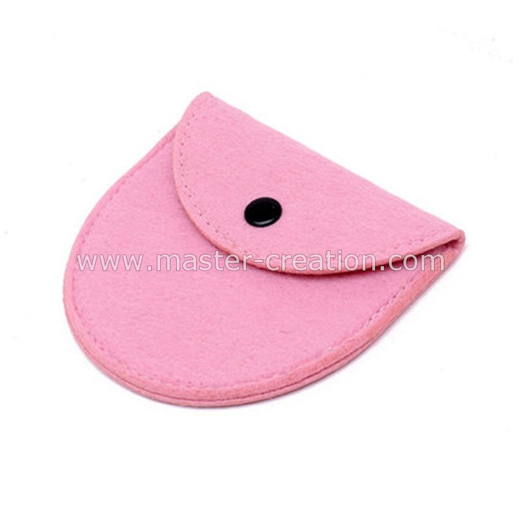 Pink Felt Purse