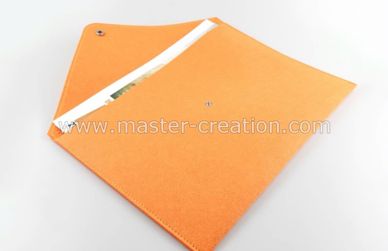 Orange Felt Bag