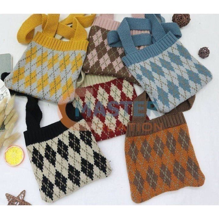 Knitted School Bag
