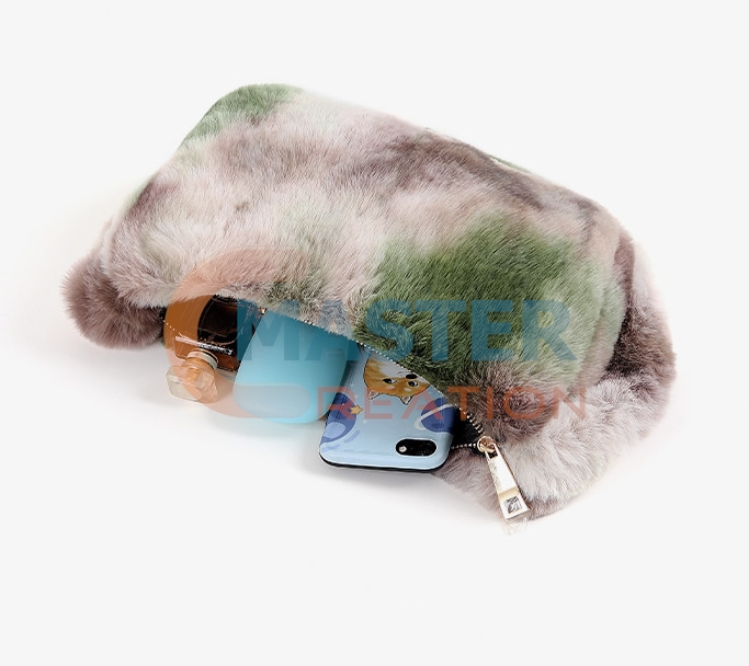 Big Capacity Fur Handbag