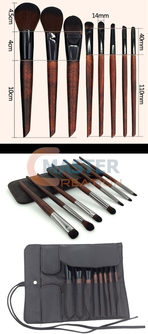 Makeup Brush Size Chart