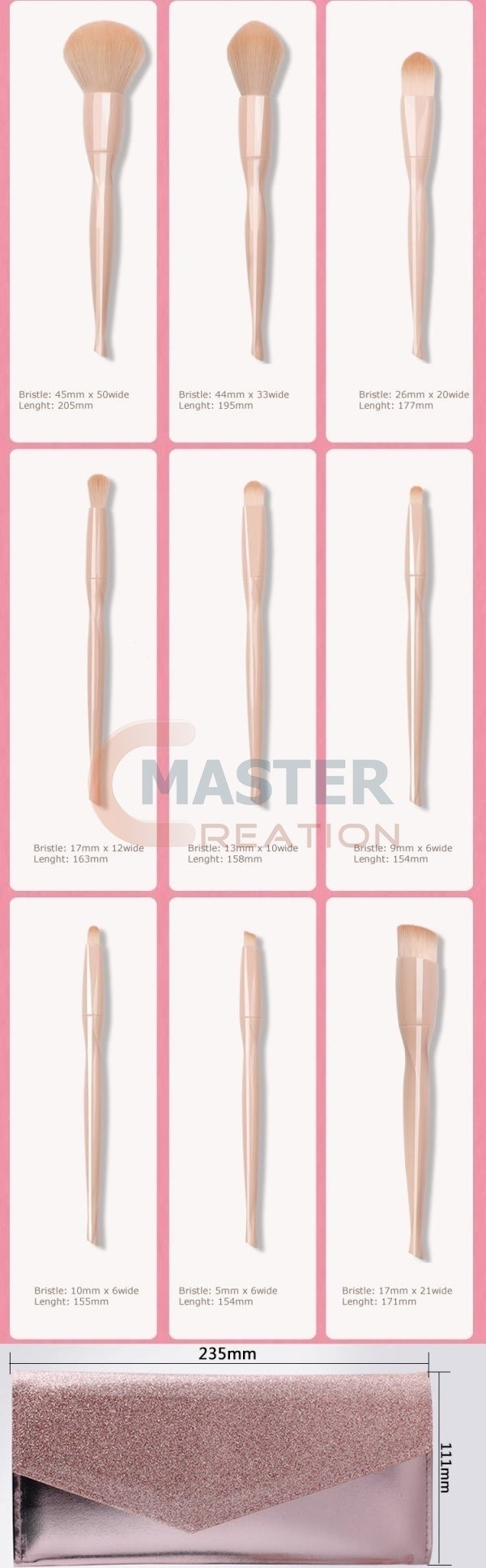Makeup Brush Size