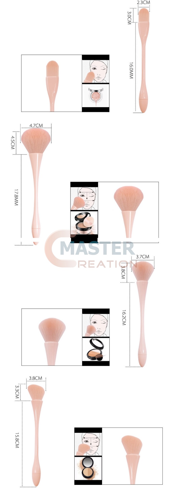 Brush Dimensions