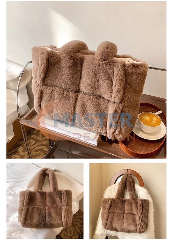 Brown Plush Bag