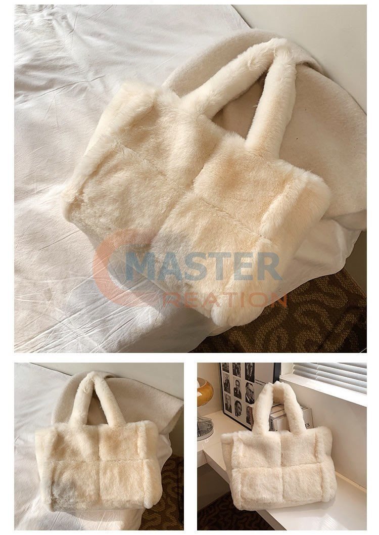 White Plush Bag