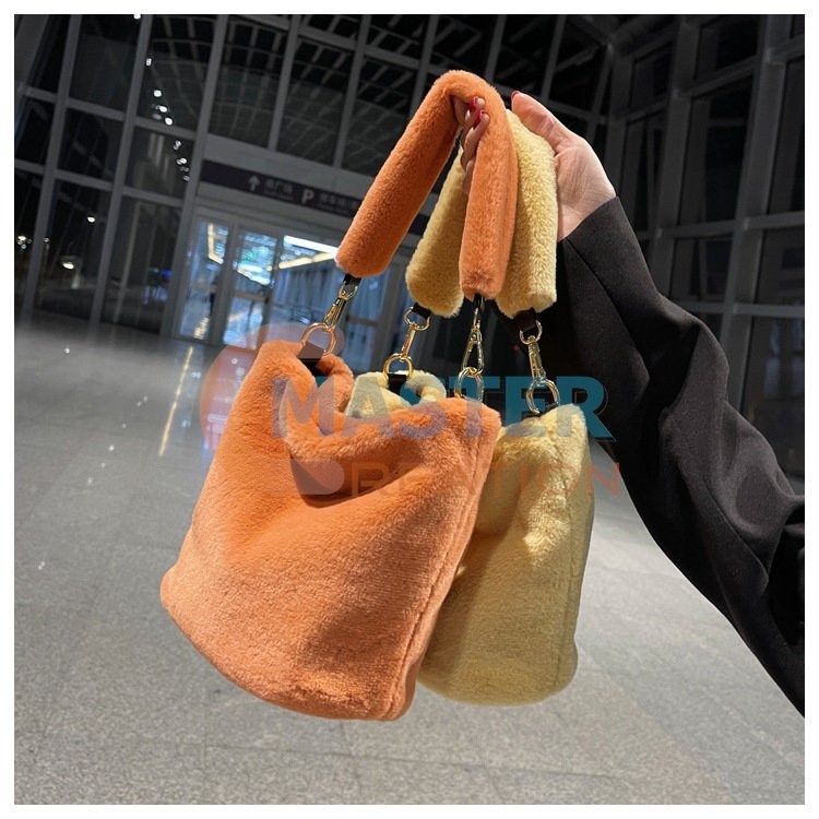 Orange and Yellow Plush Bag