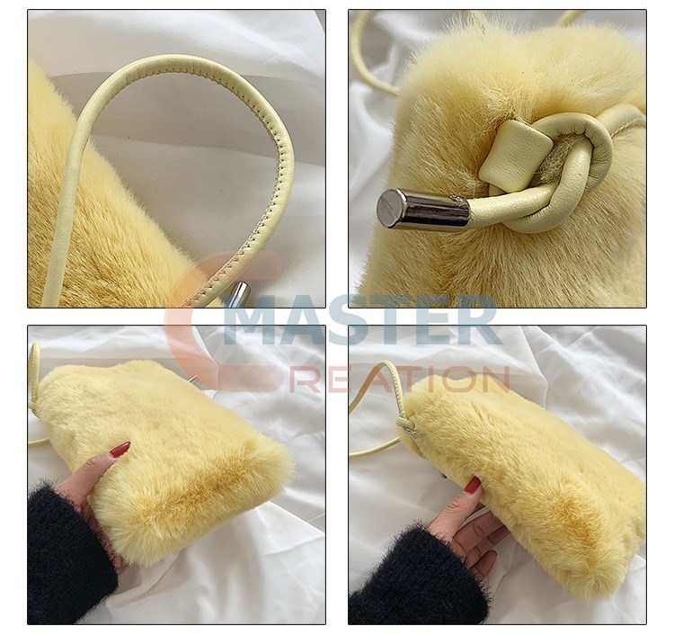 Yellow Plush Bag