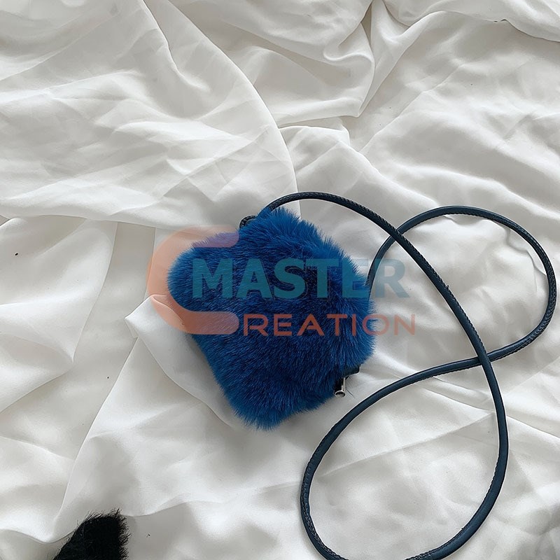 Blue Plush Bag