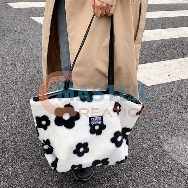 White Fur Bag
