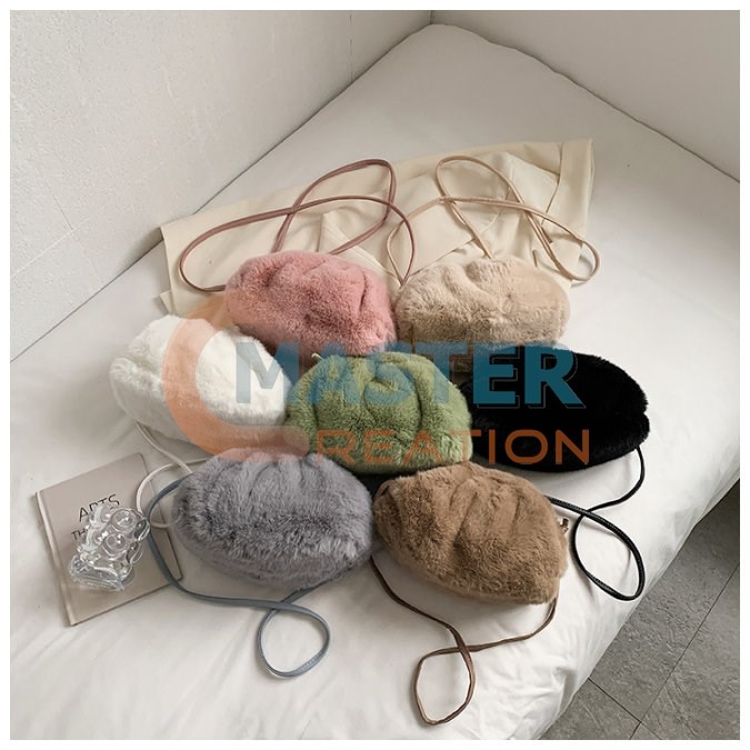 Colored Plush Bag