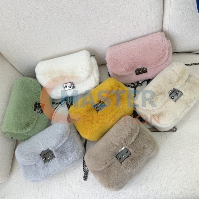 Colorful Fur Bag