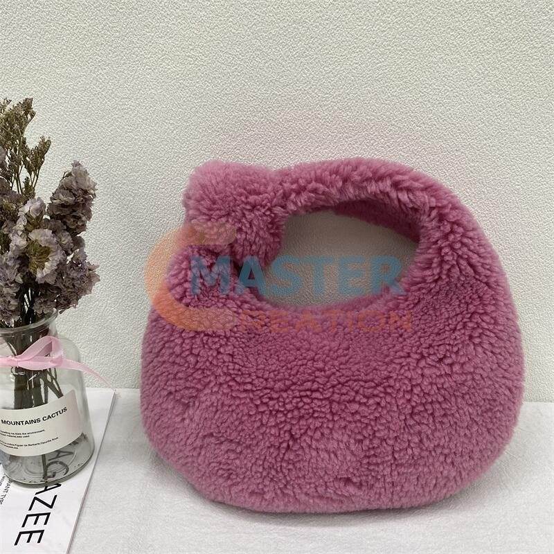 Pink Woolen Bag