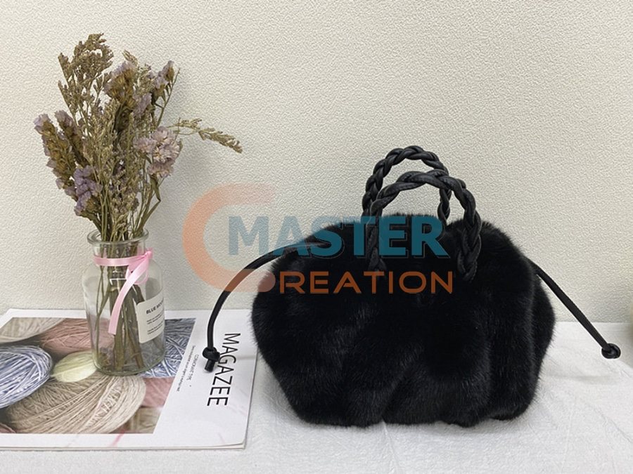 Black Fur Bag