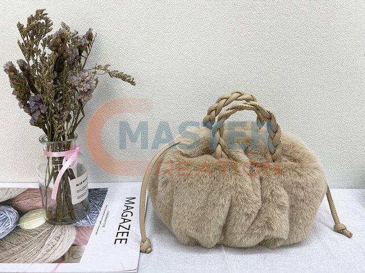 Brown Fur Bag
