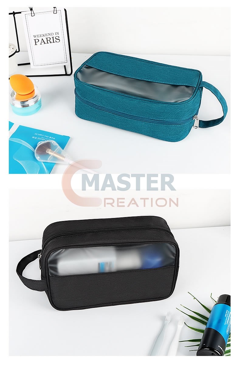 Men Black Makeup Bag