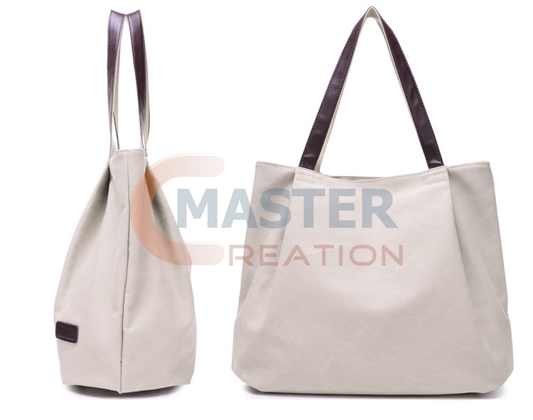 White Cotton Tote