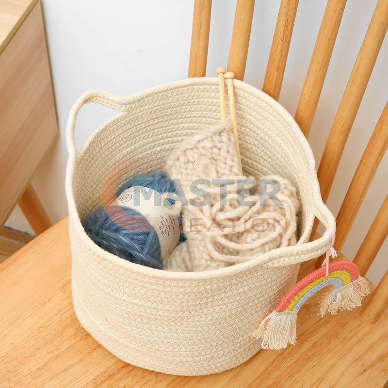 Beige Bucket Bag