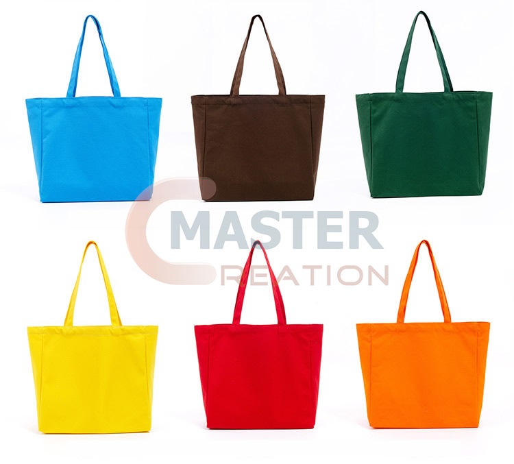 Solid Color Canvas Bag