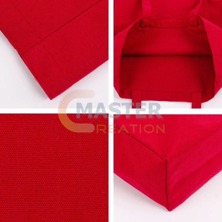 Red Cotton Handbag
