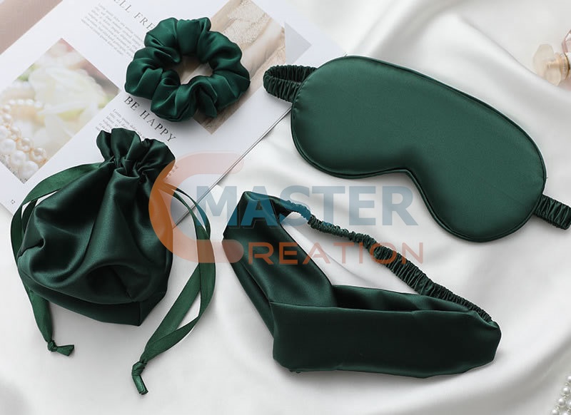 Green Silk Eyeshade
