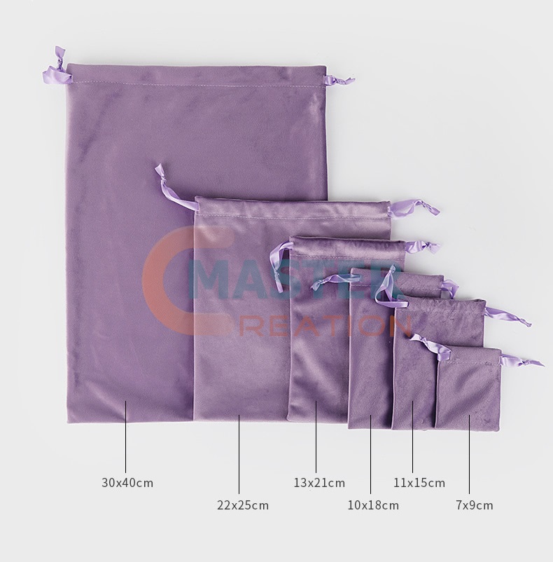Velvet Bag Size