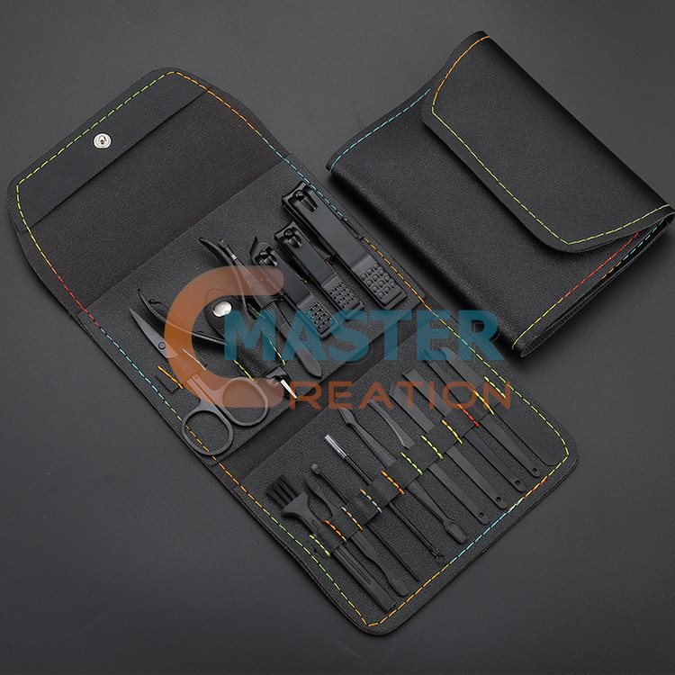 Black Nail Clipper Bag