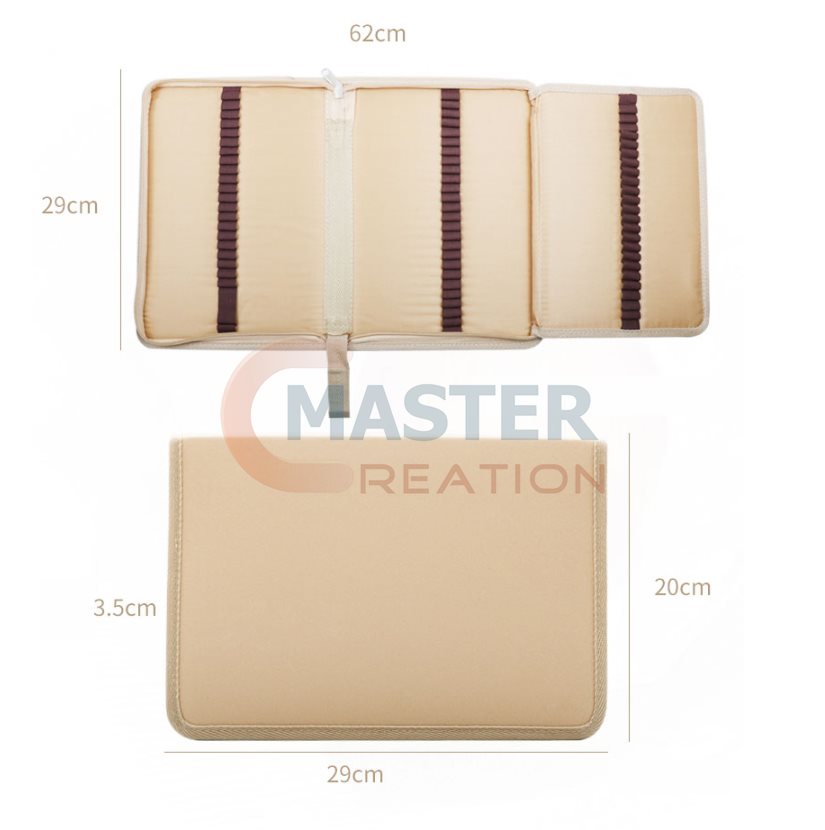Beige Pencil Bag