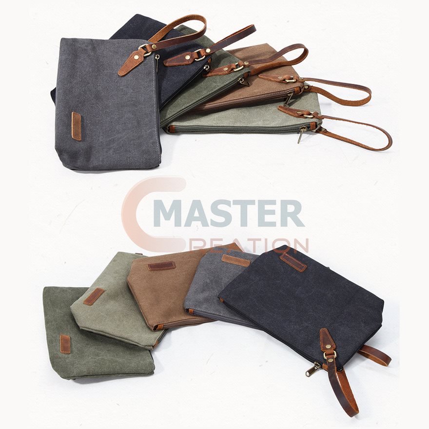 Cotton Zip Pouch