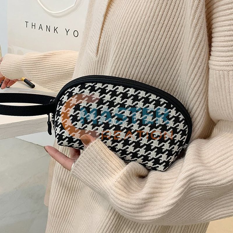 Stripes Cotton Purse