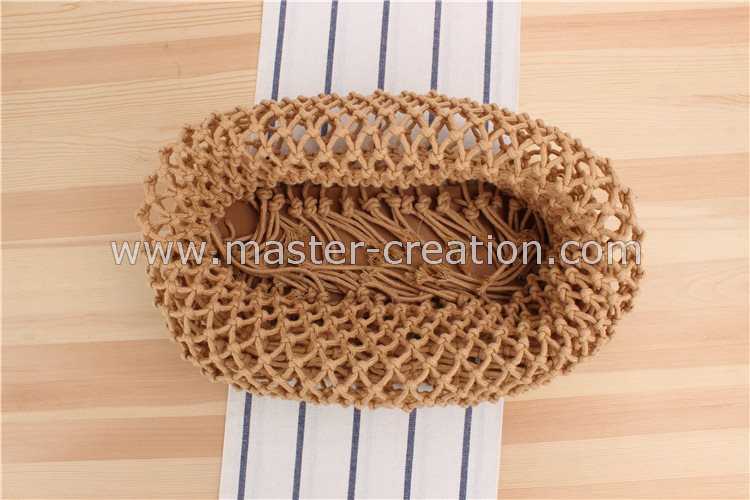 Topview of Straw Handbag