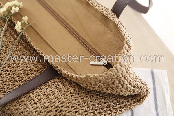 Straw Bag Zipper