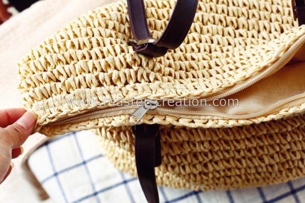 Beige Hollowed Fabric