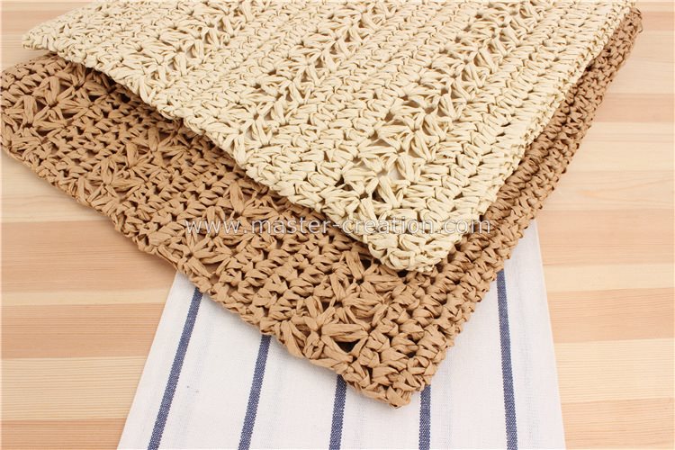 Eco Straw Hollowed Fabric