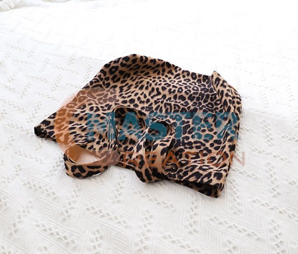 Dark Leopard Canvas Bag