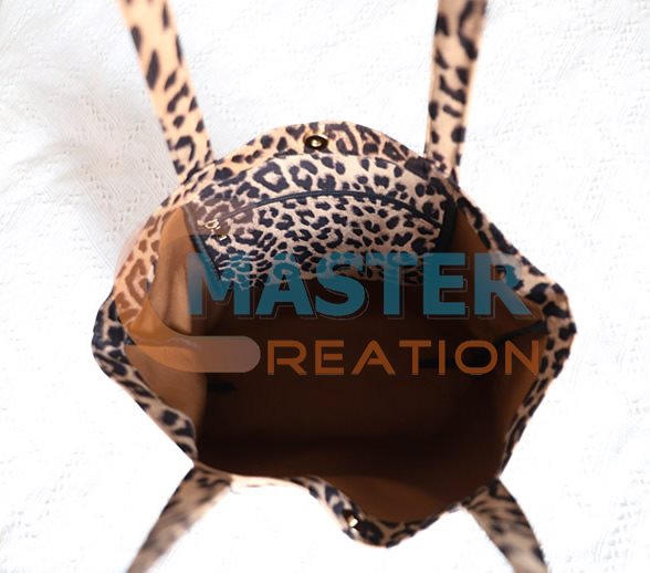 Canvas Leopard Tote