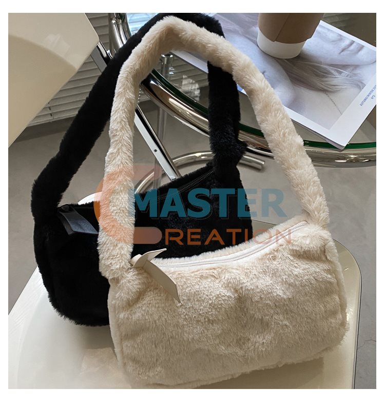 Plush Carrying Handbag
