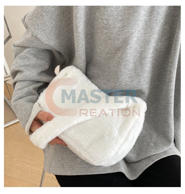 Plush Messenger Bag