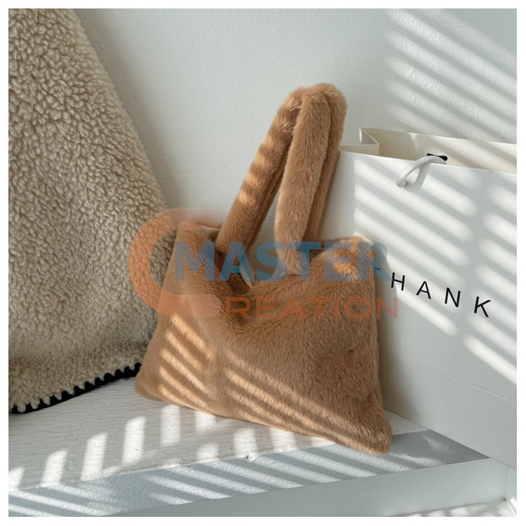 Fox Fur Plush Bag
