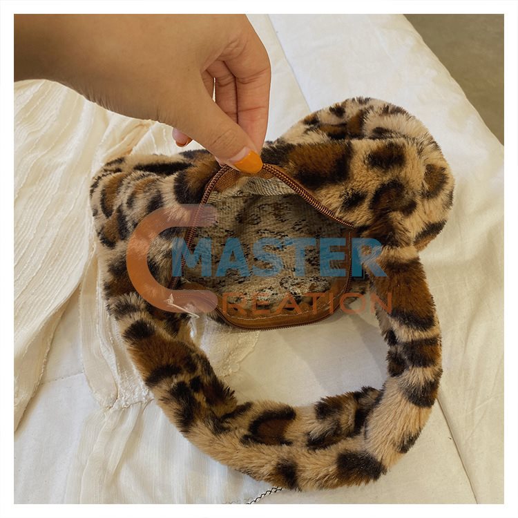 Leopard Plush Bag