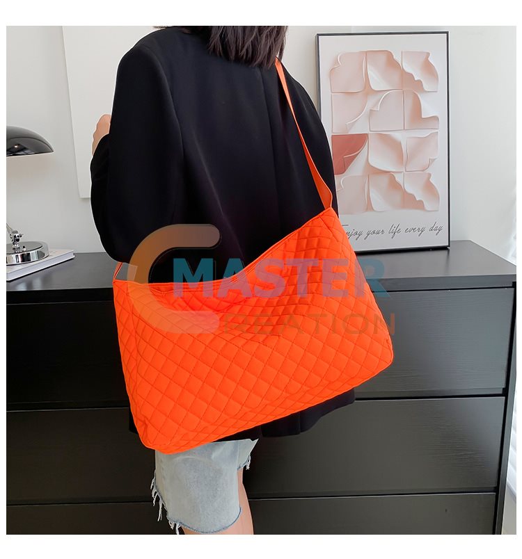 Orange Cotton Tote
